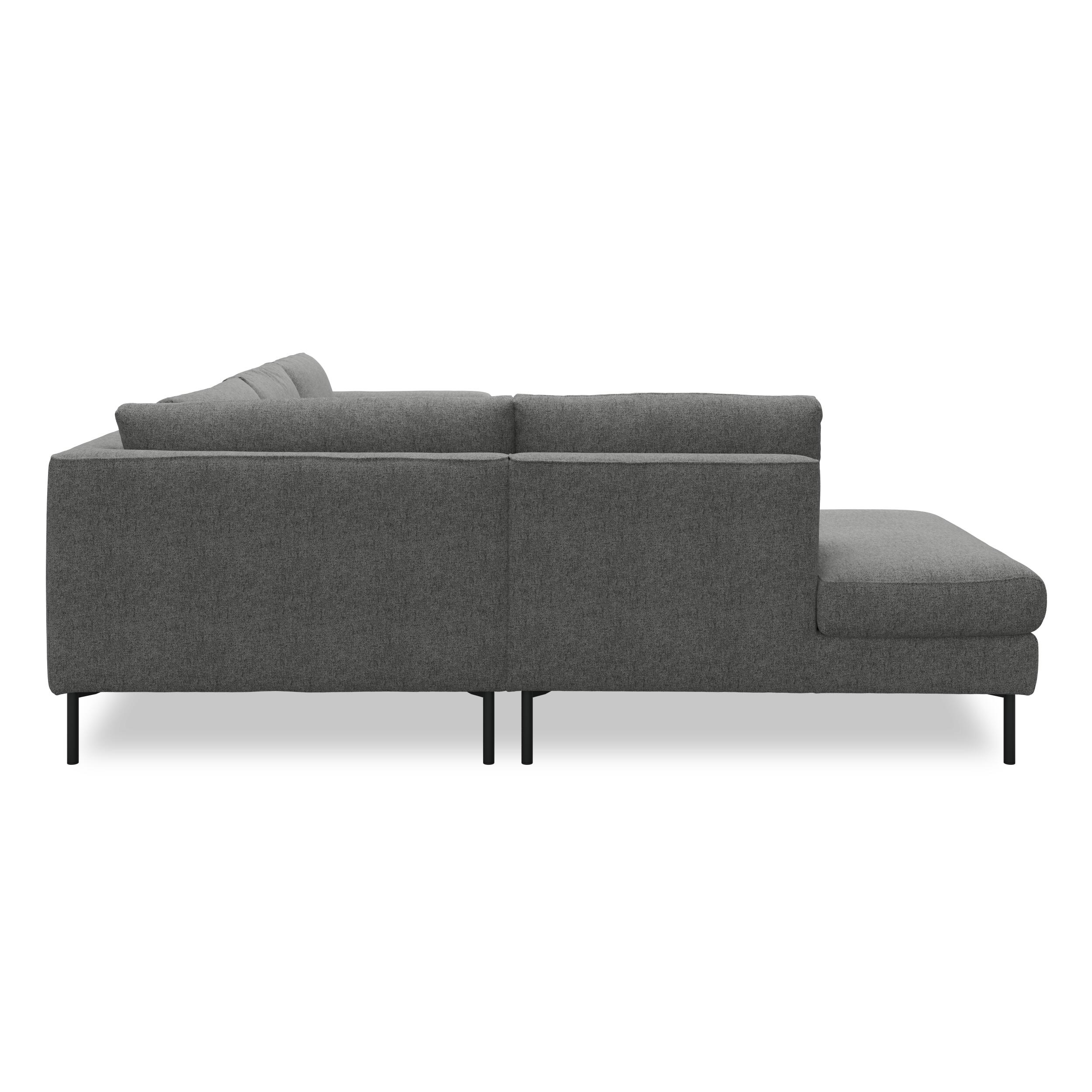 Nyland venstrevendt hjørnesofa med pufafslutning