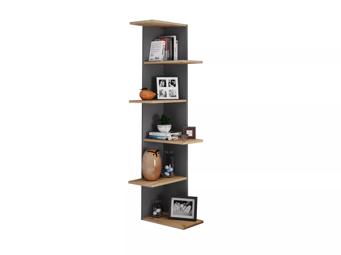 Étagère murale en bois Étagère d'angle Étagère Balos XL