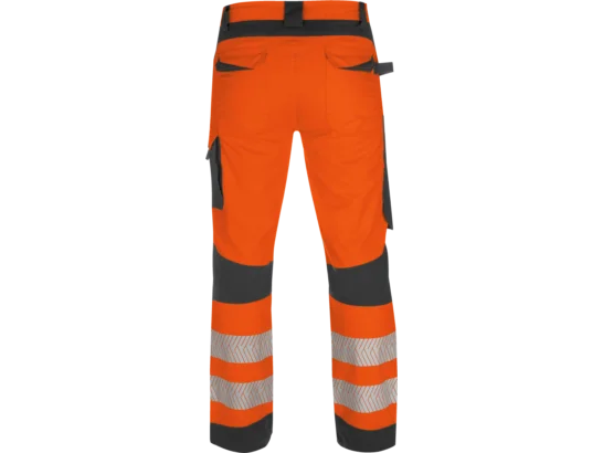 Pantalon de travail haute-visibilité fluo orange/anthracite Würth MODYF