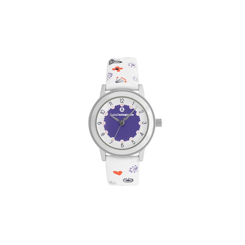 Montre fille analogique Lulu Castagnette - Bracelet cuir - Bohème