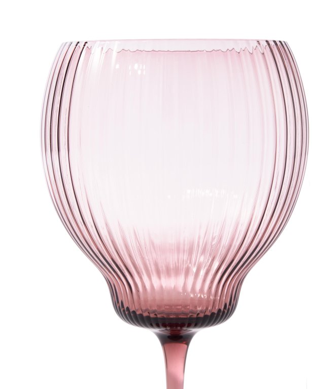 POLSPOTTEN Pum wijnglas L set van 2 licht blauw