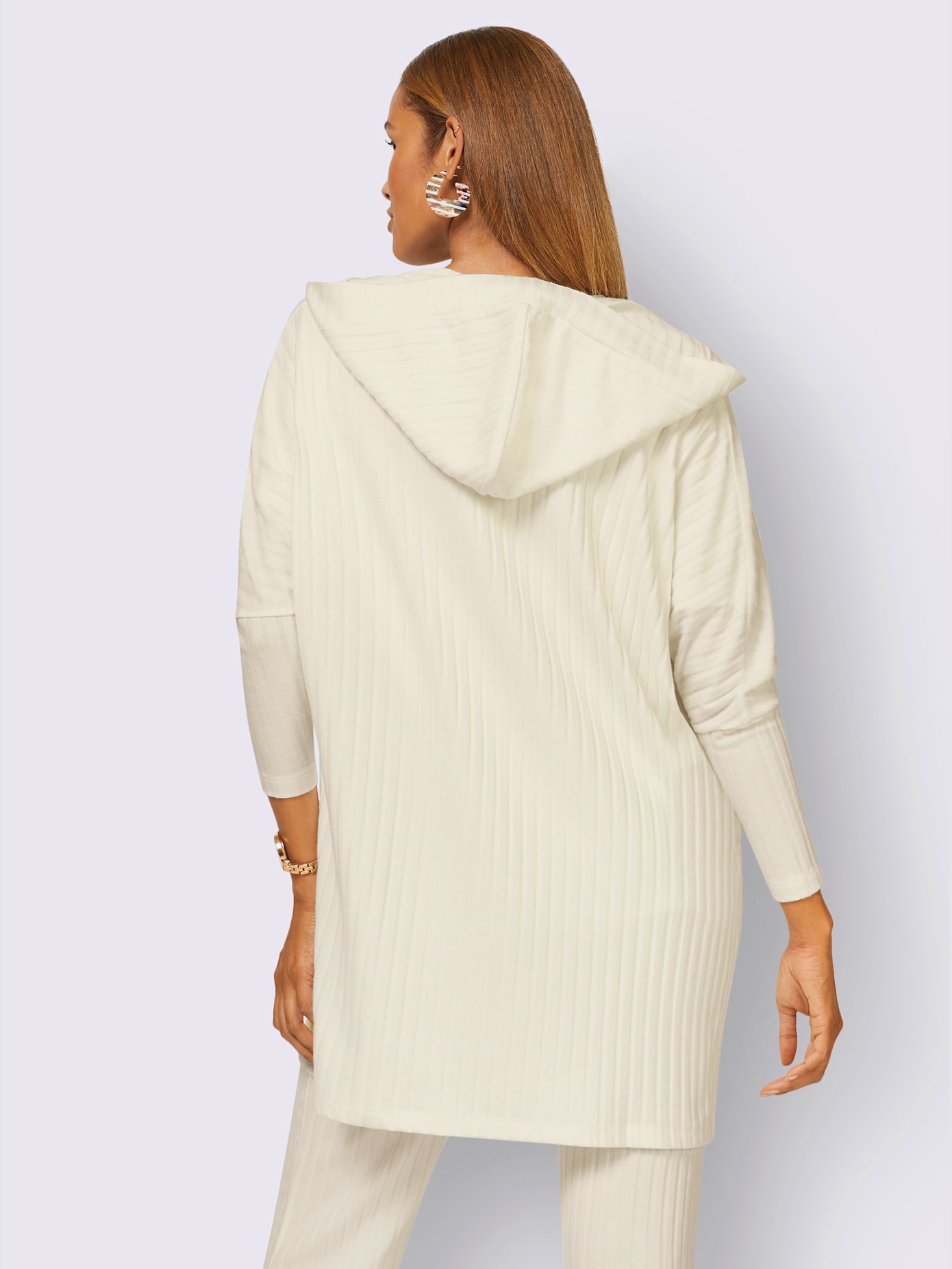 Veste qualité côtelée confortable