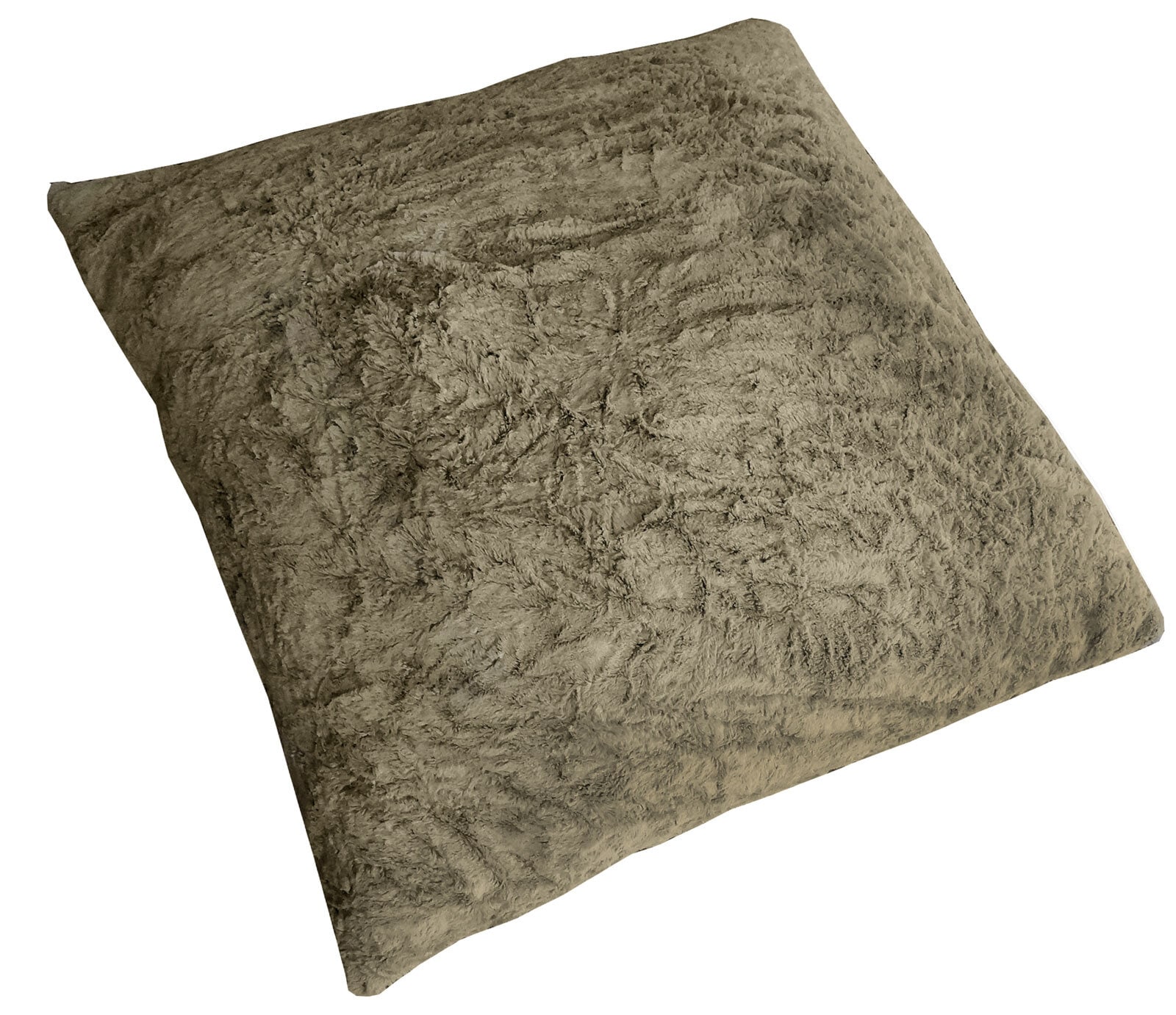 Bodenkissen Zottel, 66x66 cm, Creme