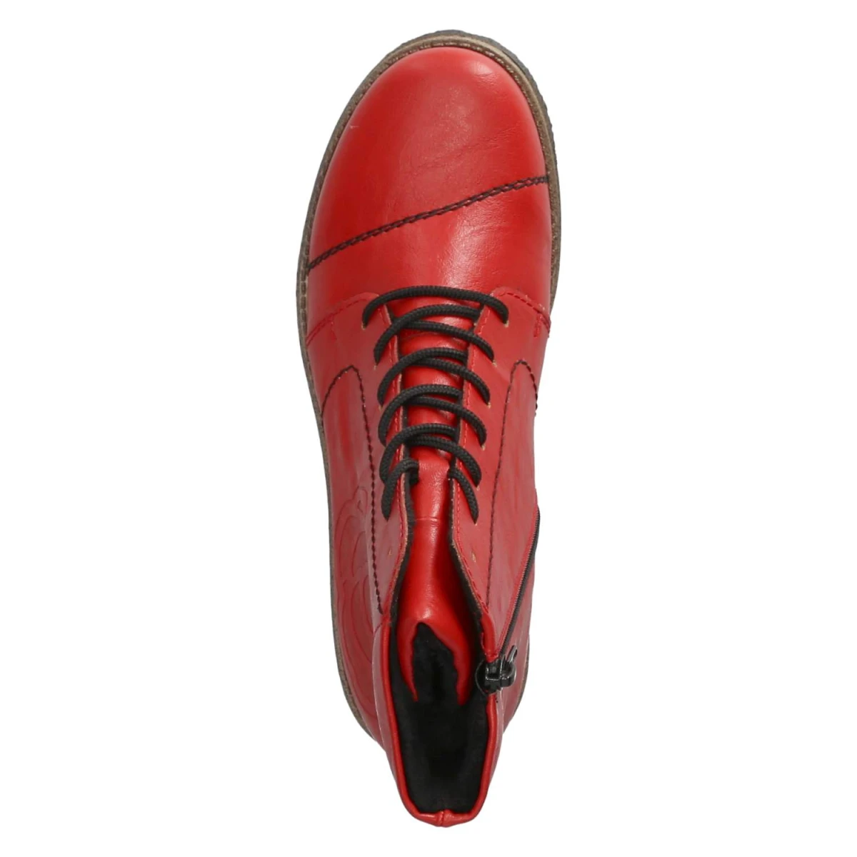 RiekerSchnürstiefeletten - rot