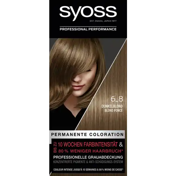 Professional Performance permanente Coloration 6_8 Dunkelblond