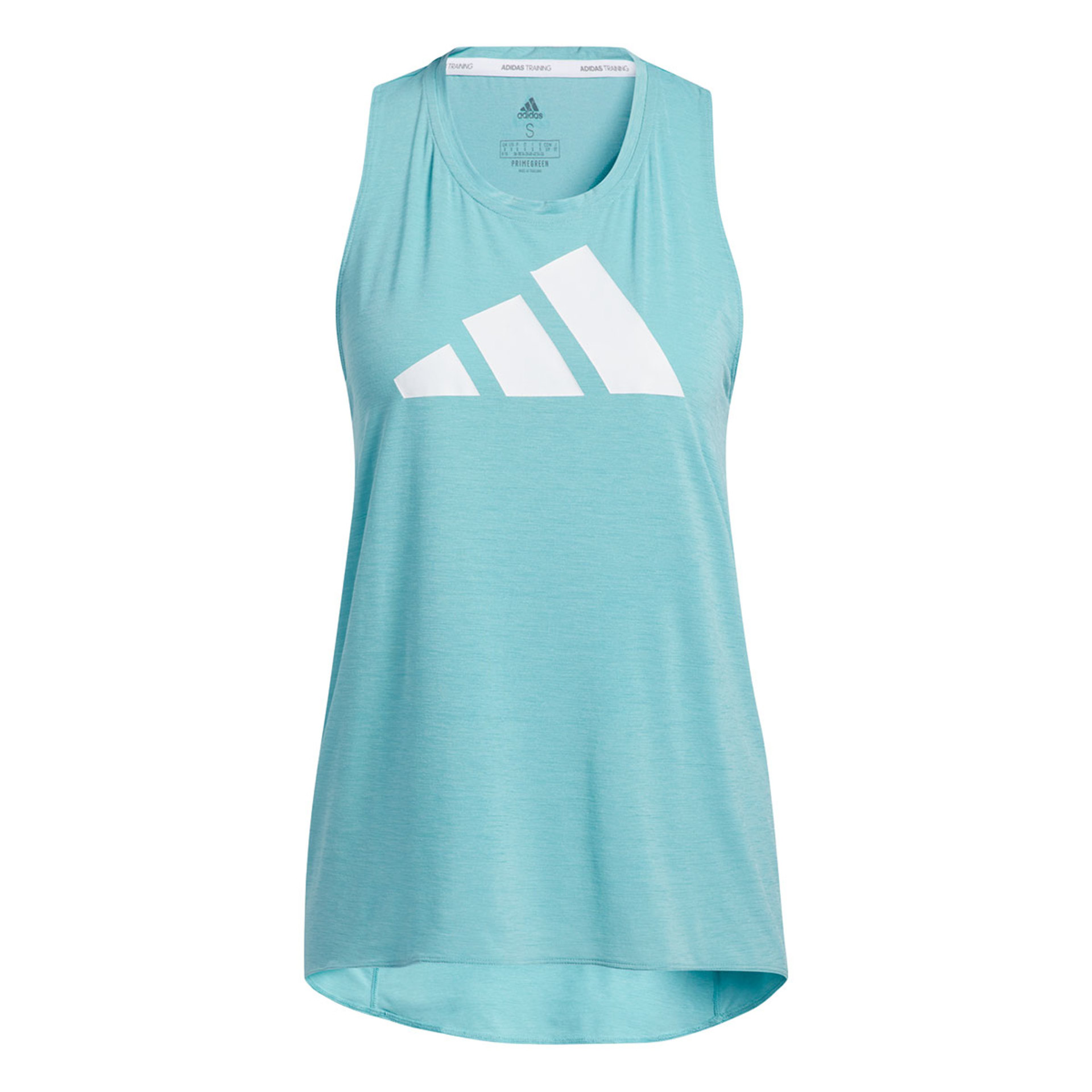 adidas 3Bar Logo Hardloopshirt Zonder Mouwen Blauw Dames