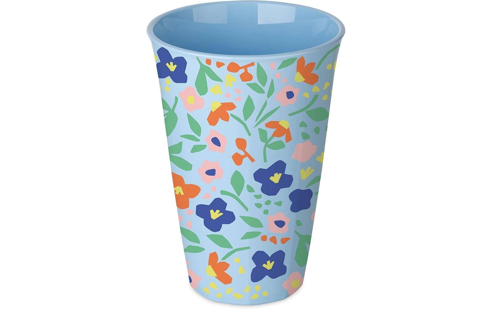 Trinkbecher Nora L Blooms 450 ml, 1 Stück, Sweet BlueBecher