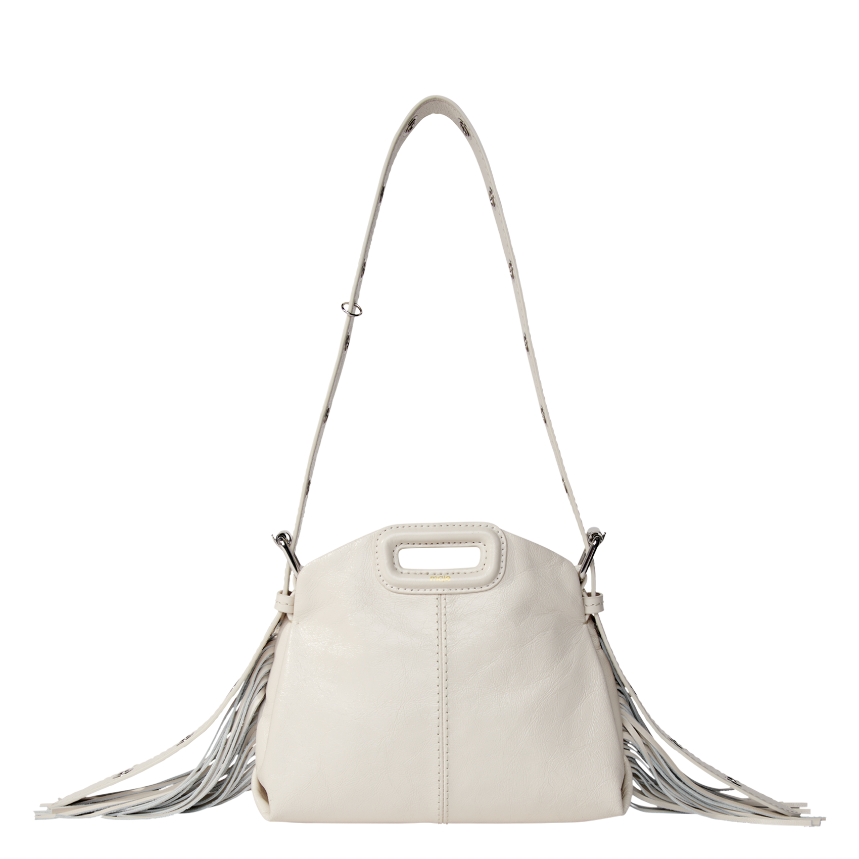 MISS M MINI - Sac épaule en cuir| Blanc