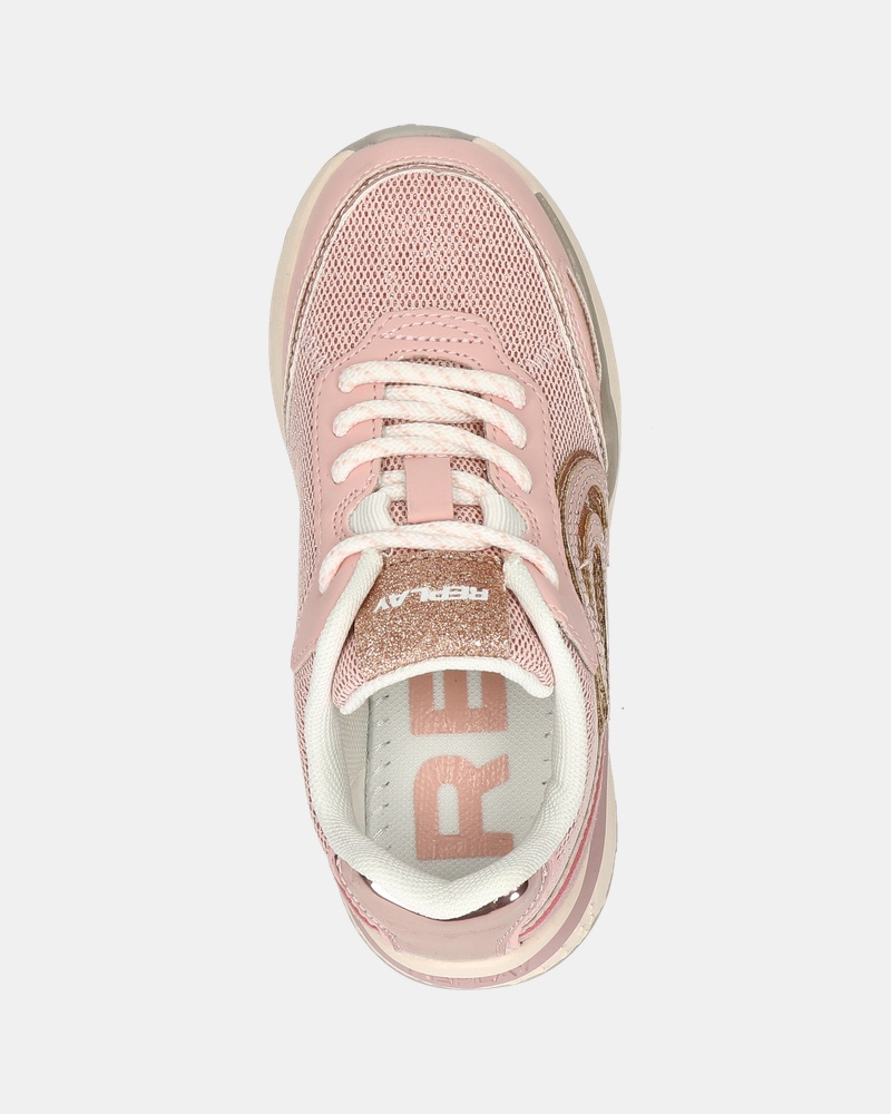 Replay Athena Jr. Dad Sneakers  - roze