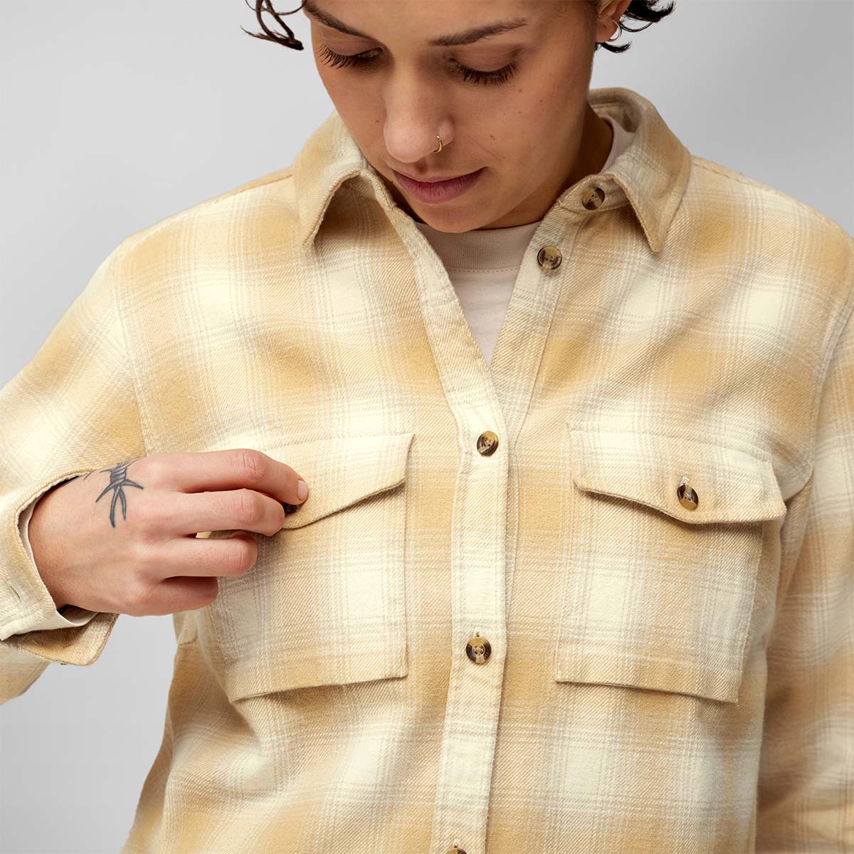 Fjällräven Övik Twill LS Skjorte, dame