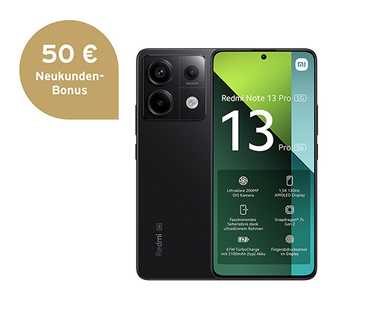 Xiaomi Redmi Note 13 Pro 5G 8GB 256GB schwarz