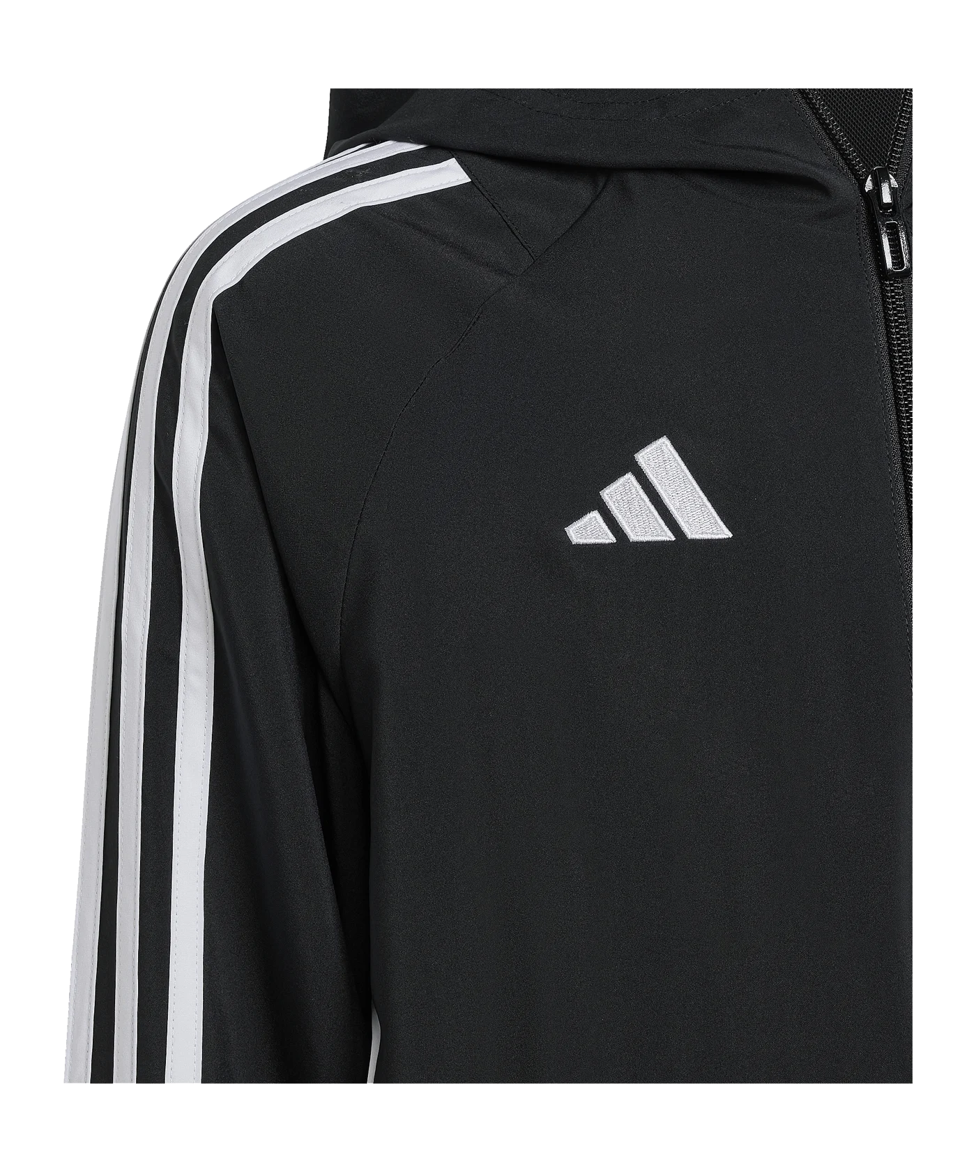 adidas Tiro 24 Windbreaker Kids Schwarz Weiss