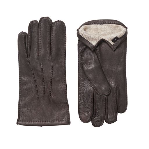 MJM Alex Deerskin Handsker, Dark Brown, XXL