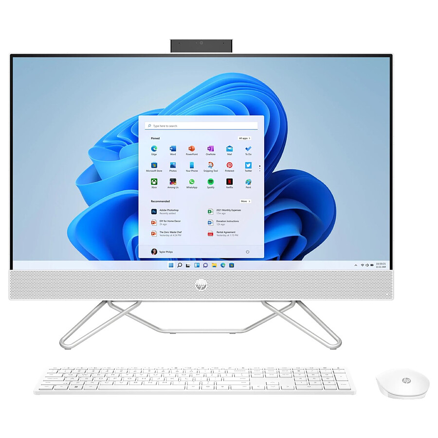 HP All-in-One 27-cb0025nf - Blanc