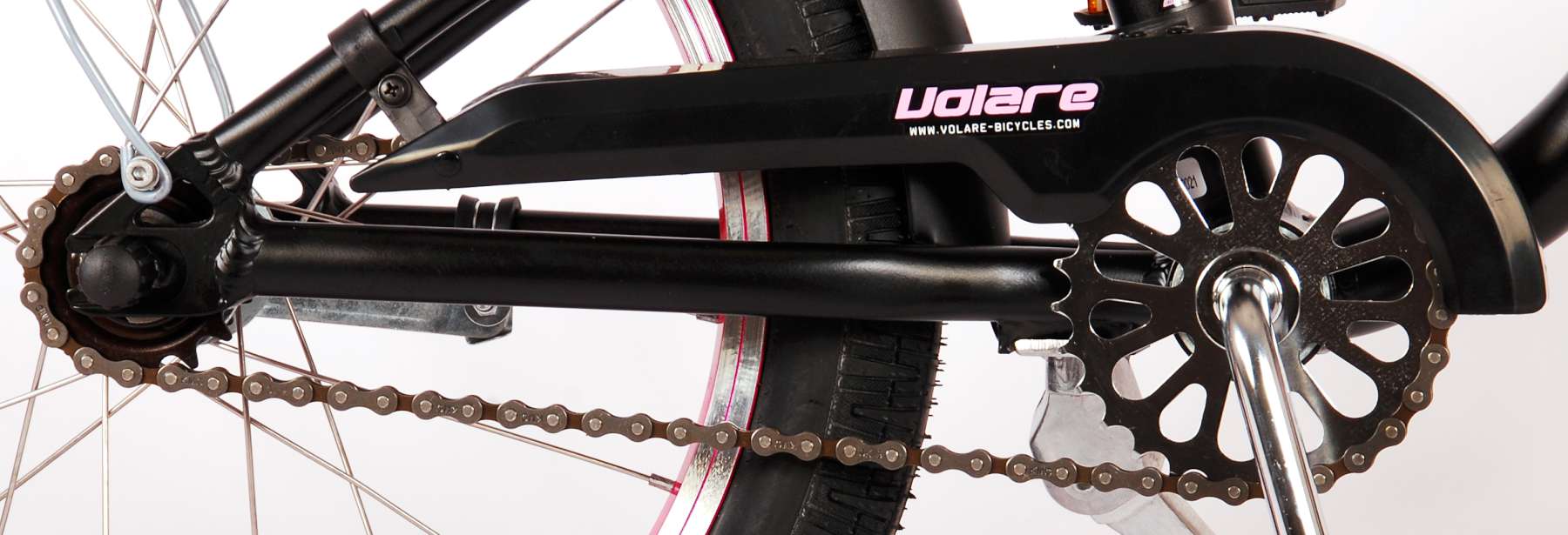 Kinderfahrrad Miracle Cruiser für Mädchen 18 Zoll Kinderrad Schwarz