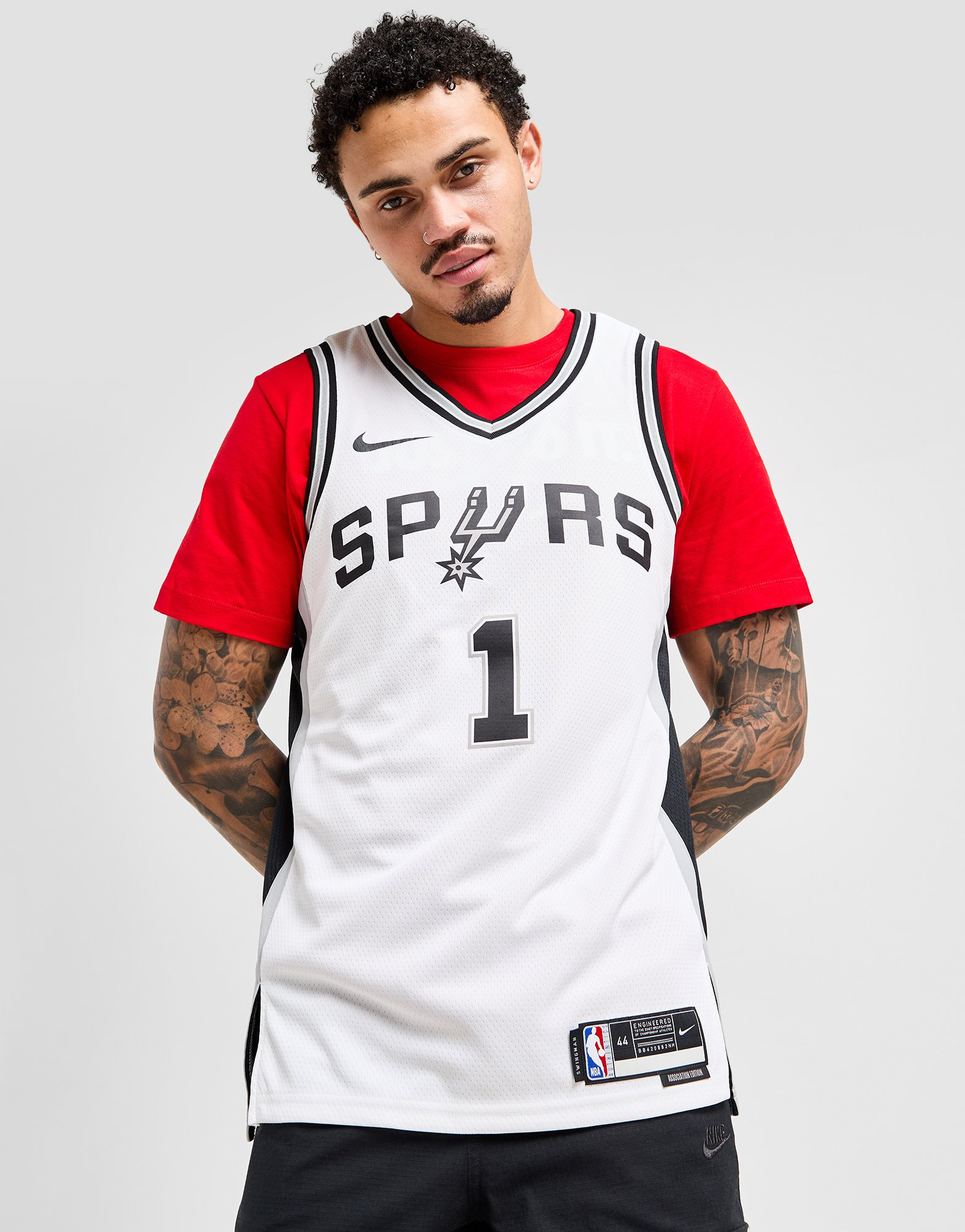 Nike Maillot NBA San Antonio Spurs Wembanyama #1 Homme