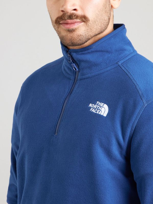 The North Face 100 Glacier 1/4 Zip Trui Heren - Estate Blue