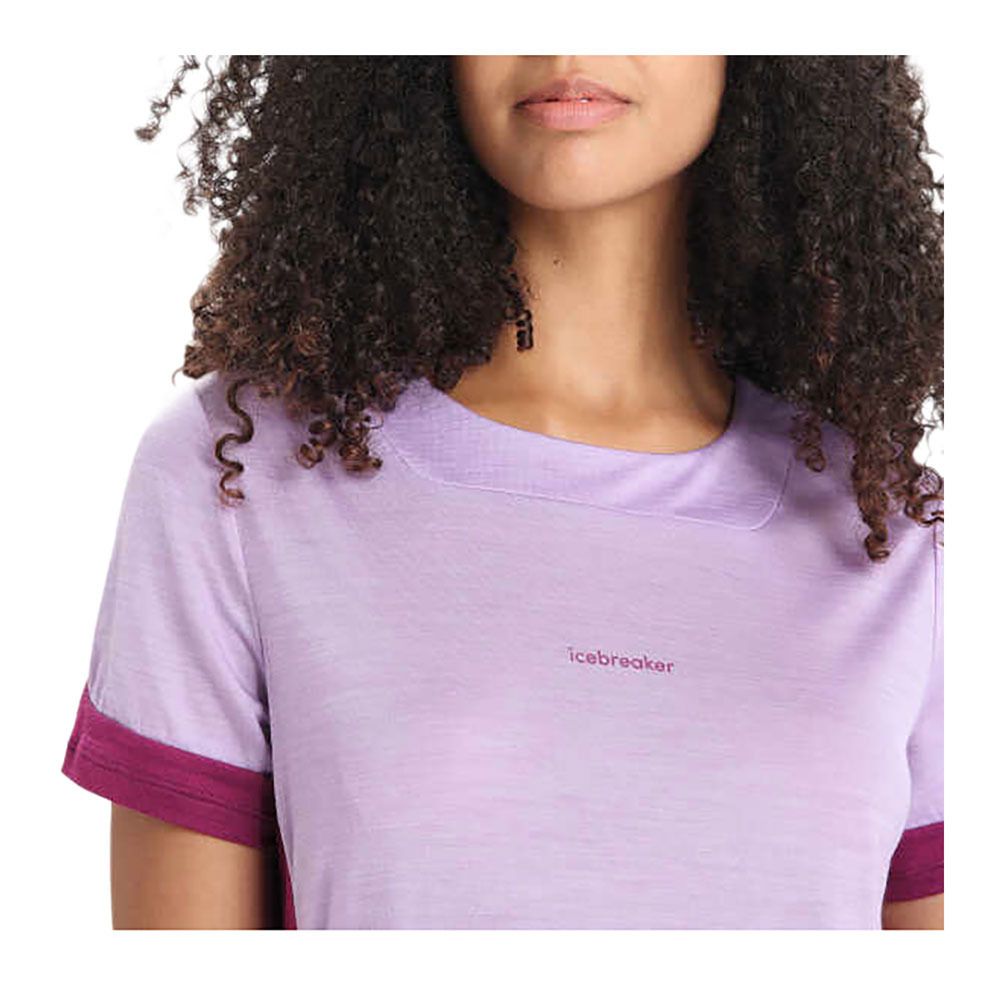 Icebreaker ZONEKNIT - Tee-shirt Femme prplgz/gobry/cb