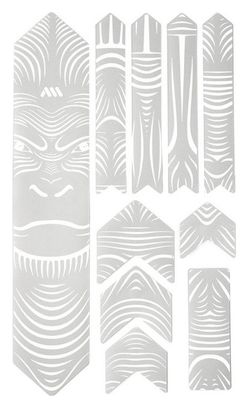 Kit Protections de cadre XL All Mountain Style - 10 pcs - APE / Blanc