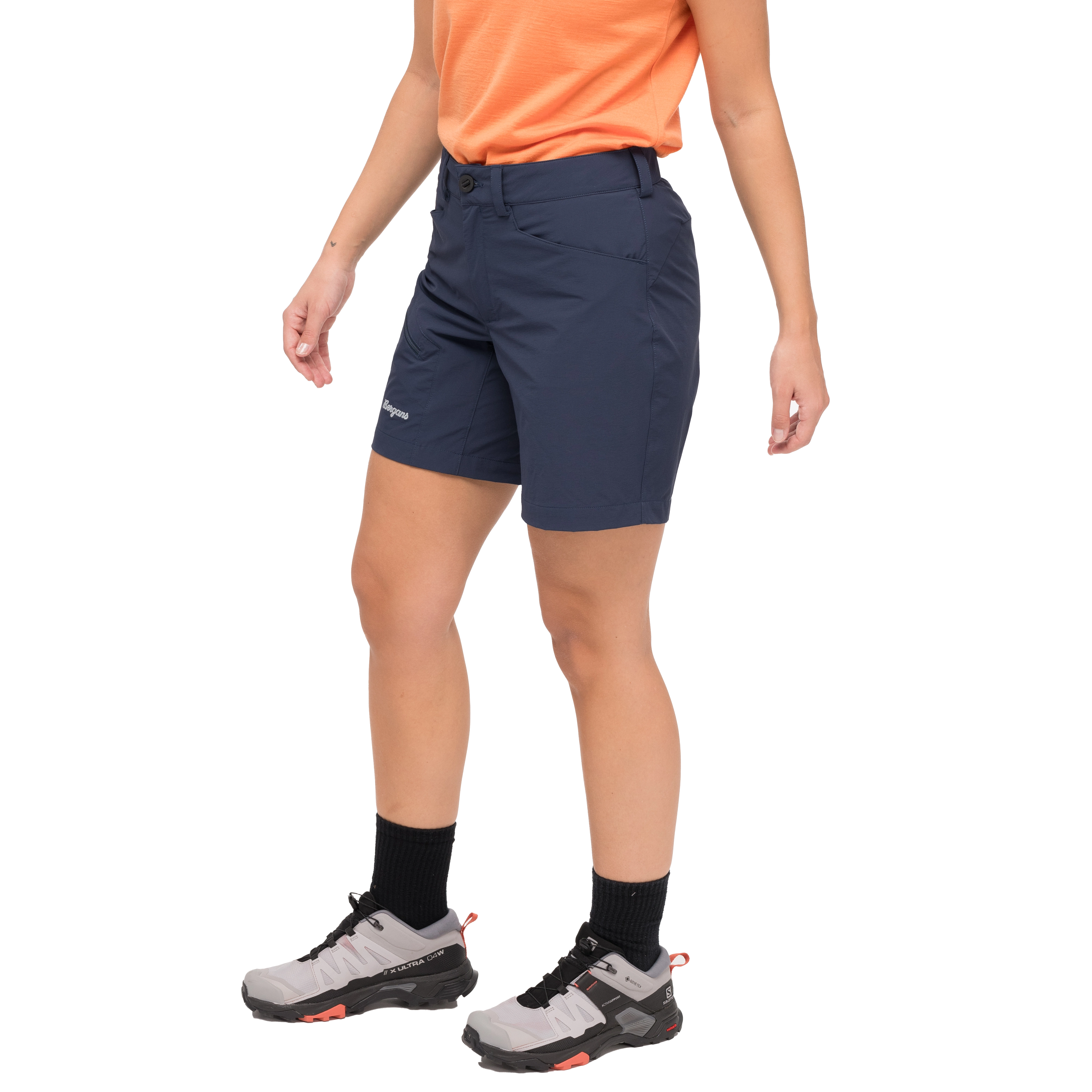 Vaagaa Light Softshell Shorts Women Navy Blue