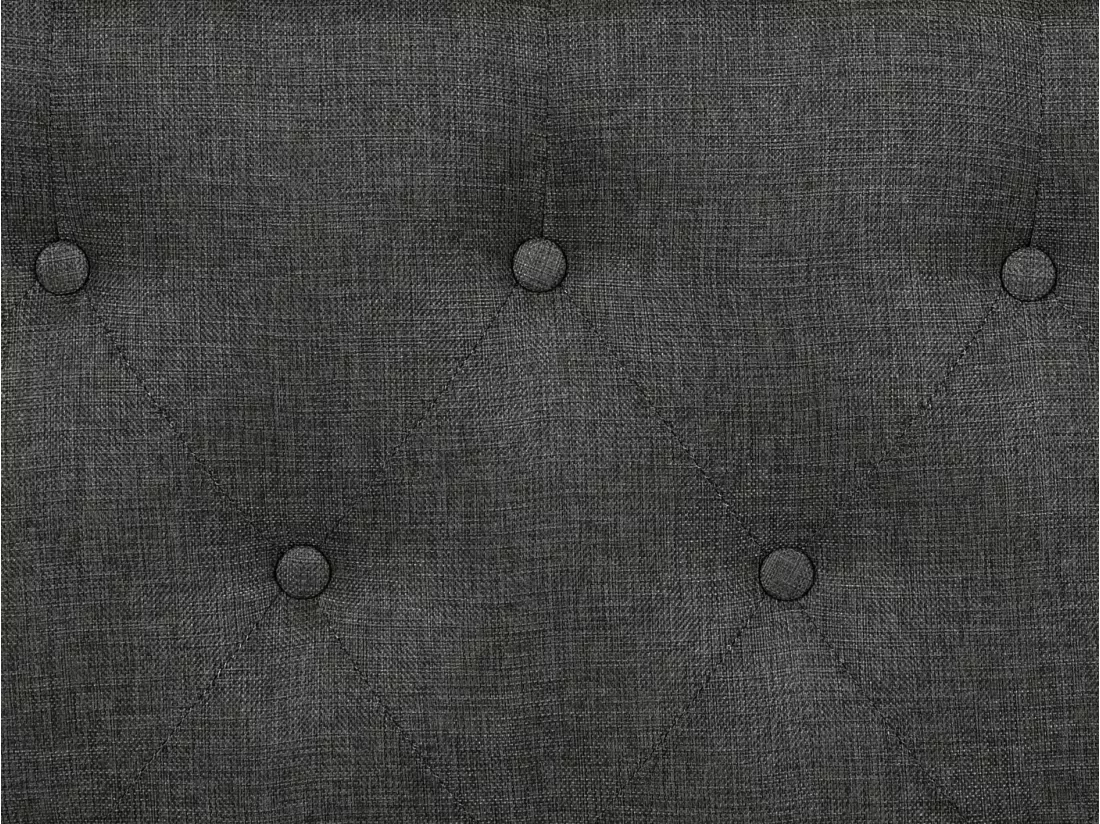 Tête de lit capitonnée 170 cm - Tissu - Gris - MASSIMO II