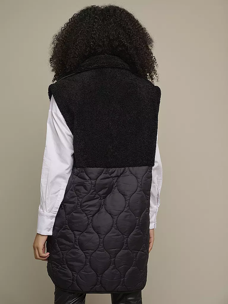 RINO&PELLE Steppgilet JANNE schwarz