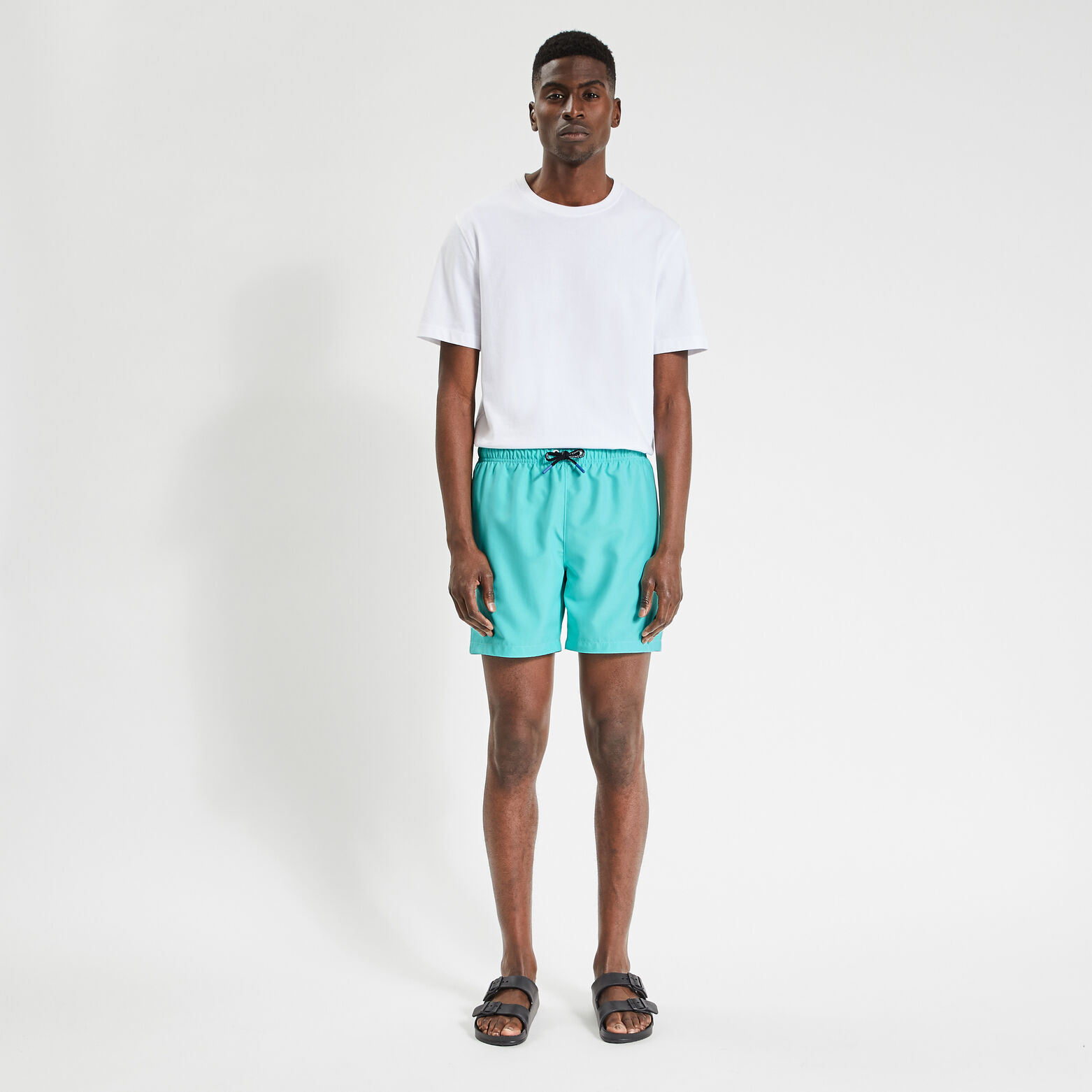 Maillot de bain uni Bleu moyen