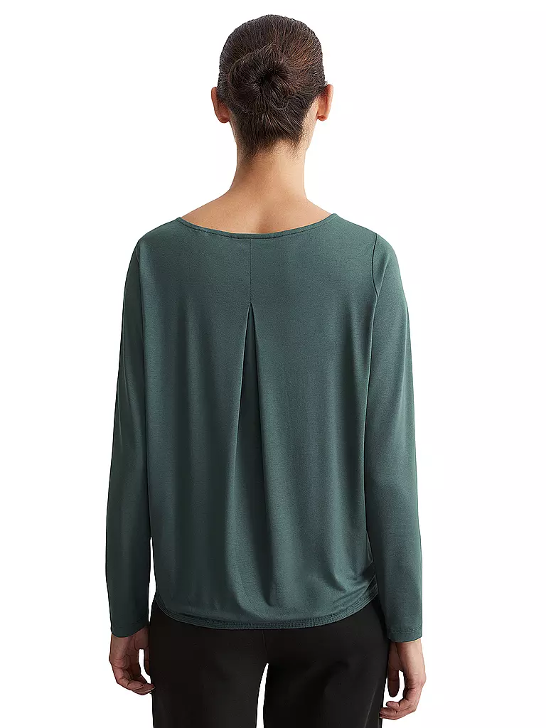 MARC O'POLO Langarmshirt dunkelgrün