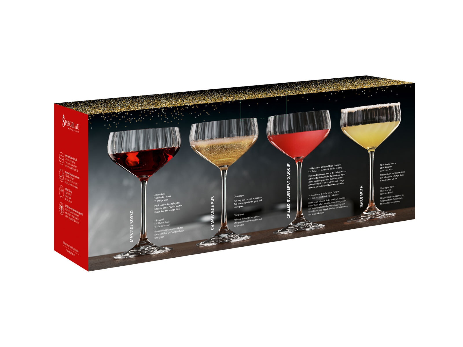 SPIEGELAU Cocktailglas LIFE STYLE 4er Set - je 310 ml