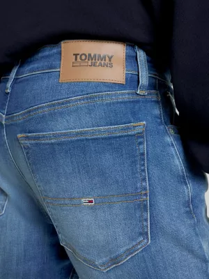 Calça jeans skinny desbotada Simon