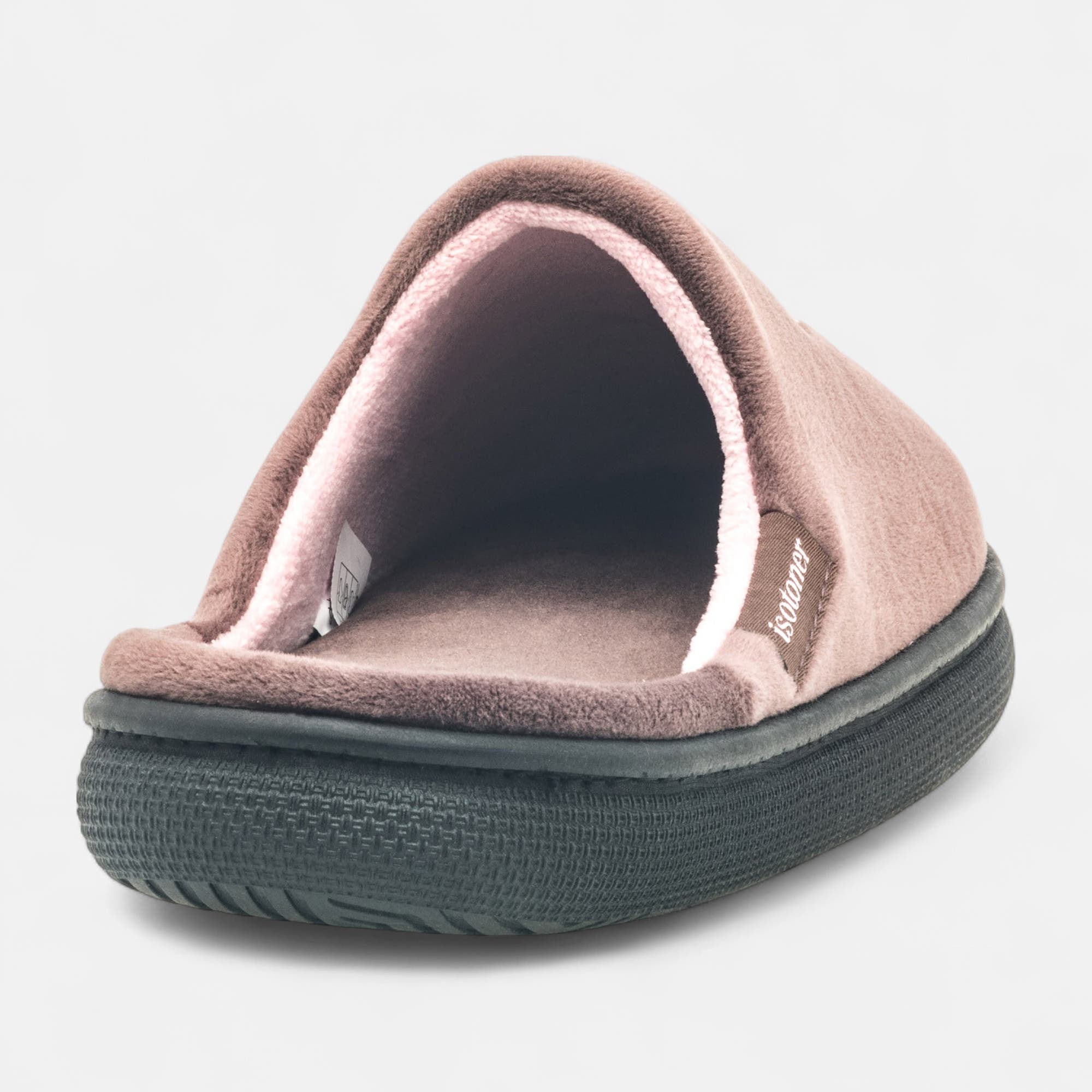 Pantoufles mules Femme taupe
