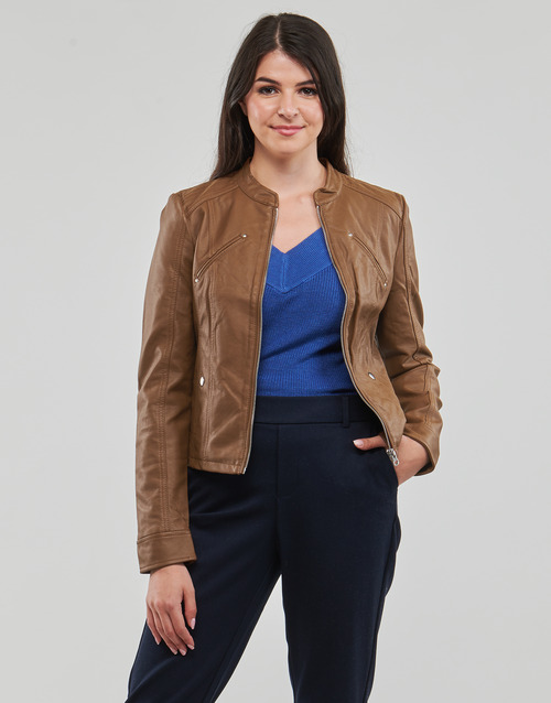 Vero Moda - VMFAVODONA COATED JACKET NOOS - Cognac