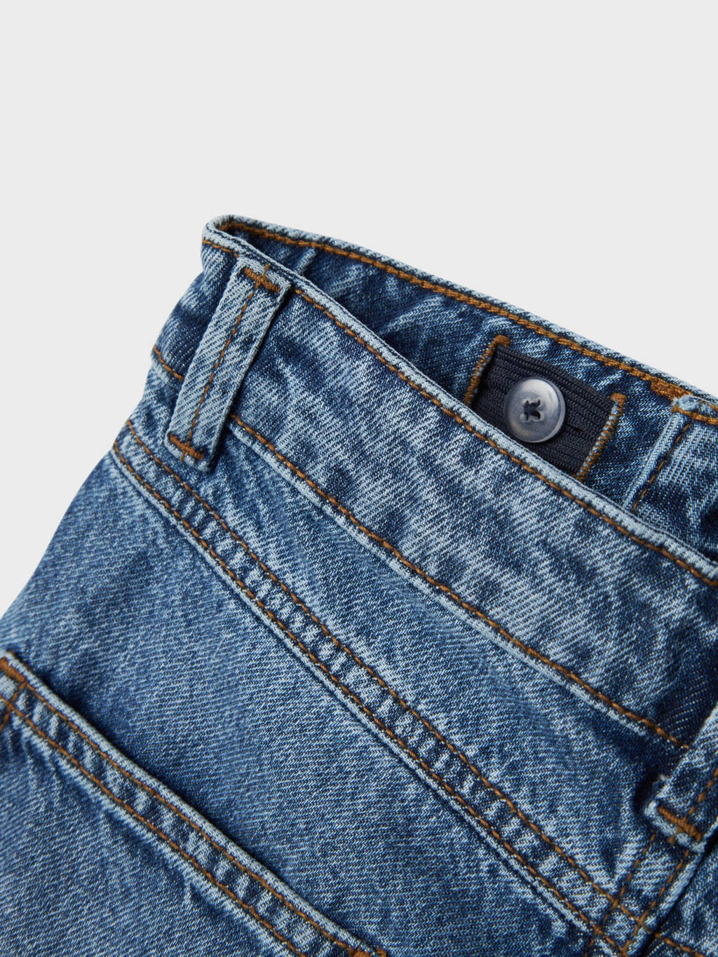 NAME IT wide leg jeans NKFROSE dark blue denim
