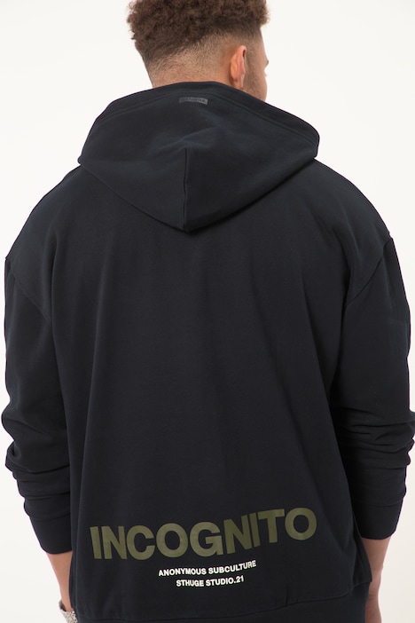 STHUGE Hoodie-Jacke, Fleece, Kapuze, Prints, bis 8 XL