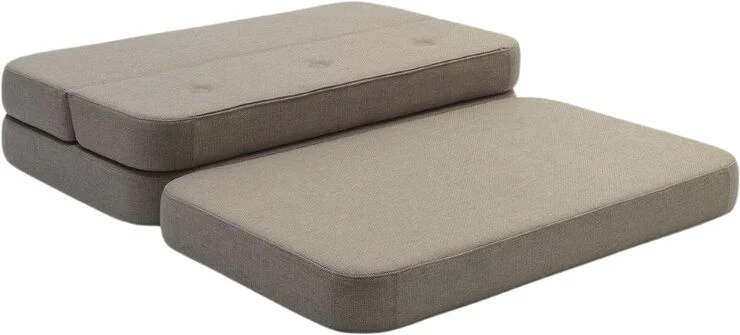 by KlipKlap KK 3 fold sofa Sand w. sand