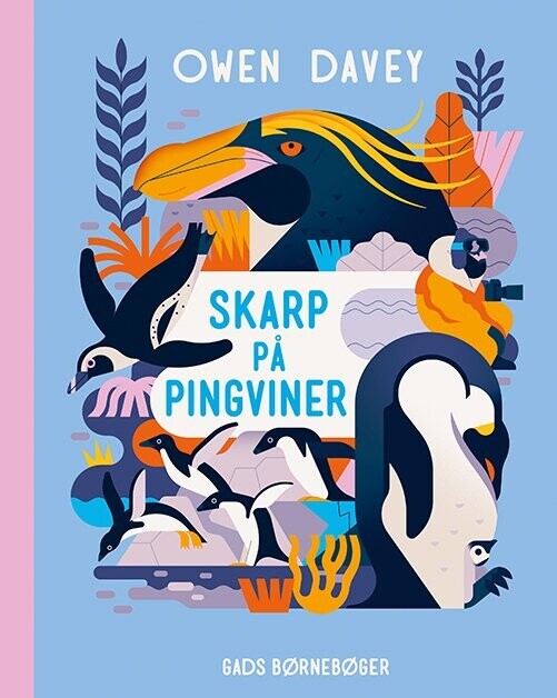 Skarp På Pingviner - Owen Davey - Bog