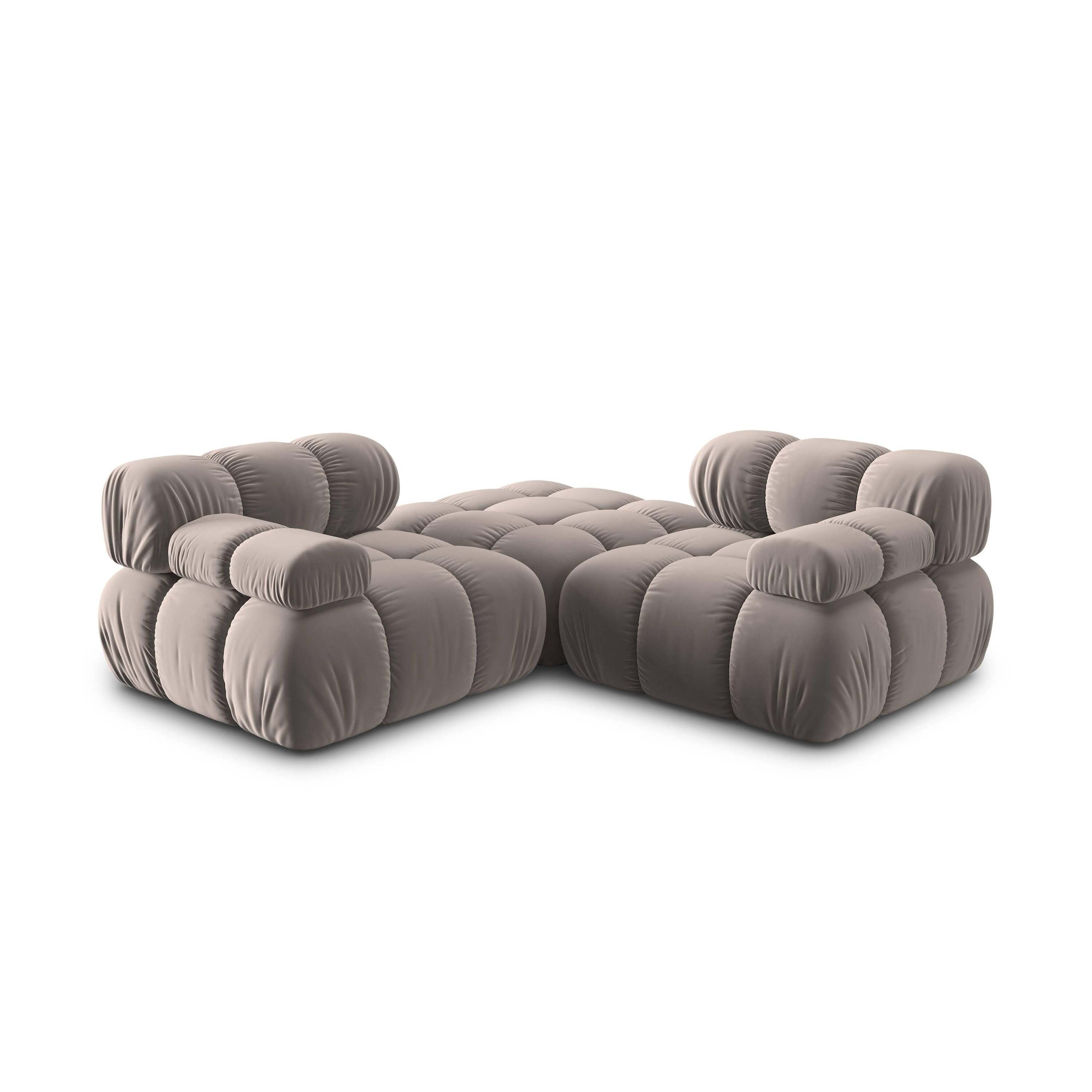 Milo Casa Tropea Modulaire 2-zitsbank met Hocker - Beige