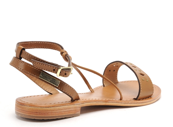 Les tropeziennes nu pieds plats femme harmony marron
