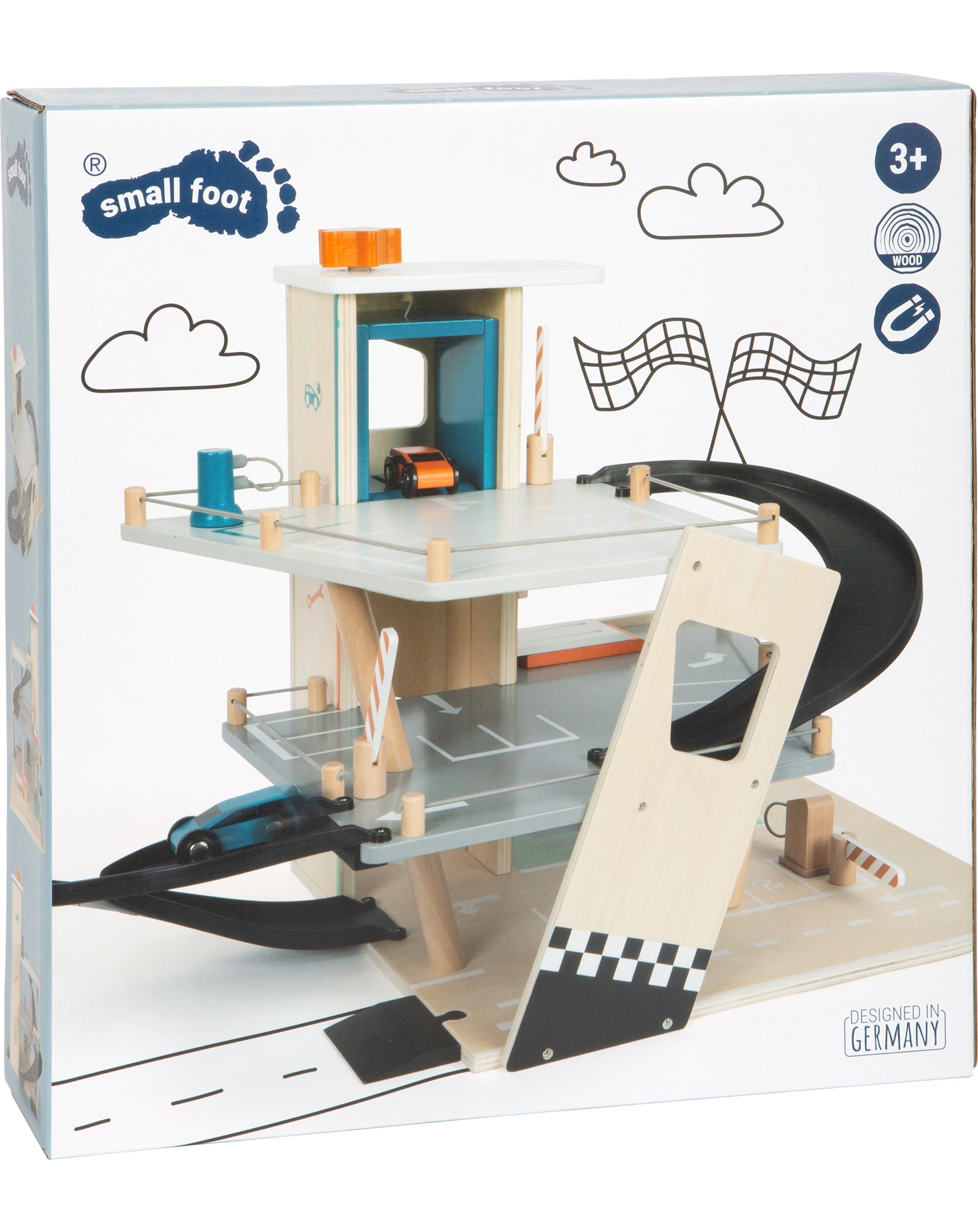 Parkhaus RALLYE aus Holz