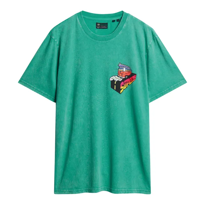Superdry Neon Travel Chest Loose Shirt Heren