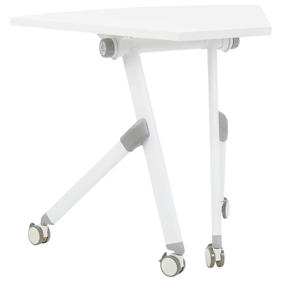 BENDI - Bureau inklapbaar - Wit - 90 x 64 cm - Metaal