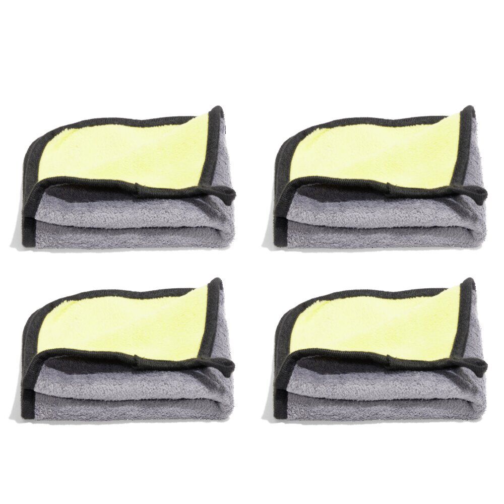 Lot de 4 chiffons nettoyant pour voiture 30x30cm