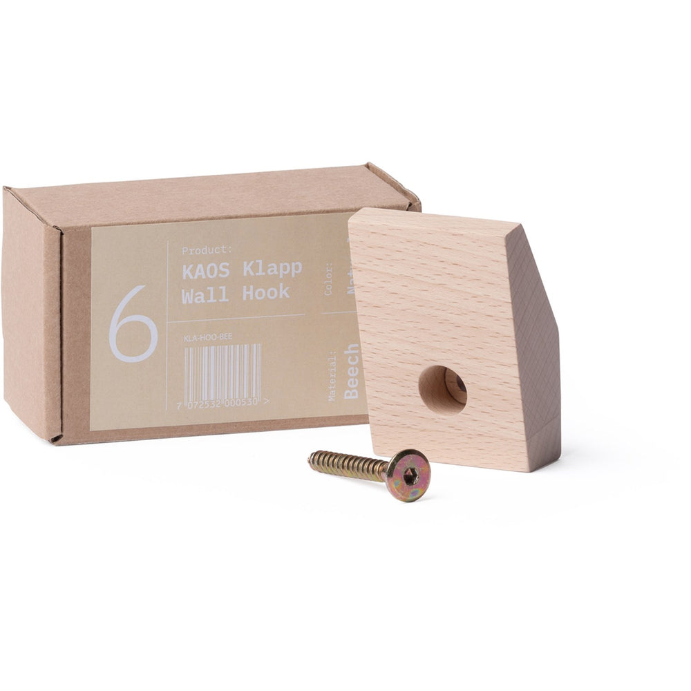 Køb KAOS Natural Klapp Vægkrog Til Wooden + Recycled Stol