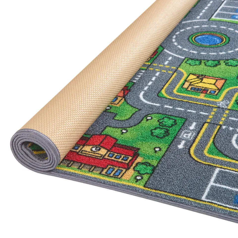 Carpet Studio Playcity Speelkleed - Meerkleurig - 95x200cm