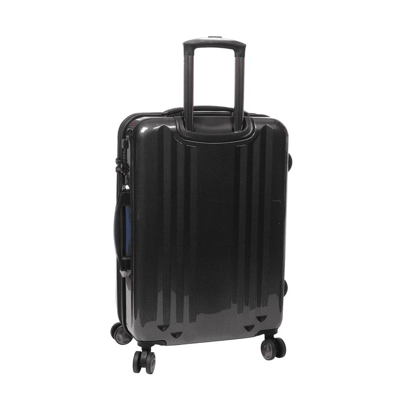 Lot de 3 valises rigides 91603 Extensible 55, 68 et 78 cm Black