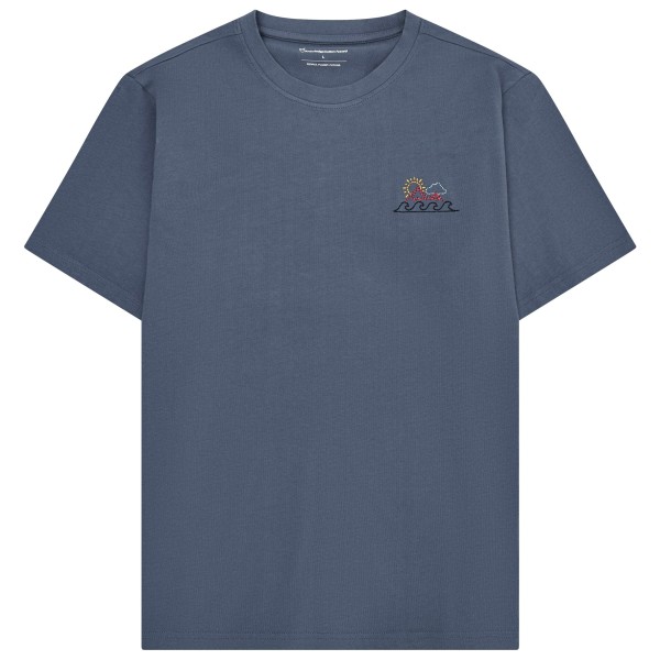 KnowledgeCotton Apparel - Regenerative Organic Cotton Chest Print T-Shirt - T-shirt