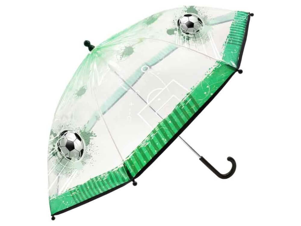 Ki.-Schirm transp. Fußball