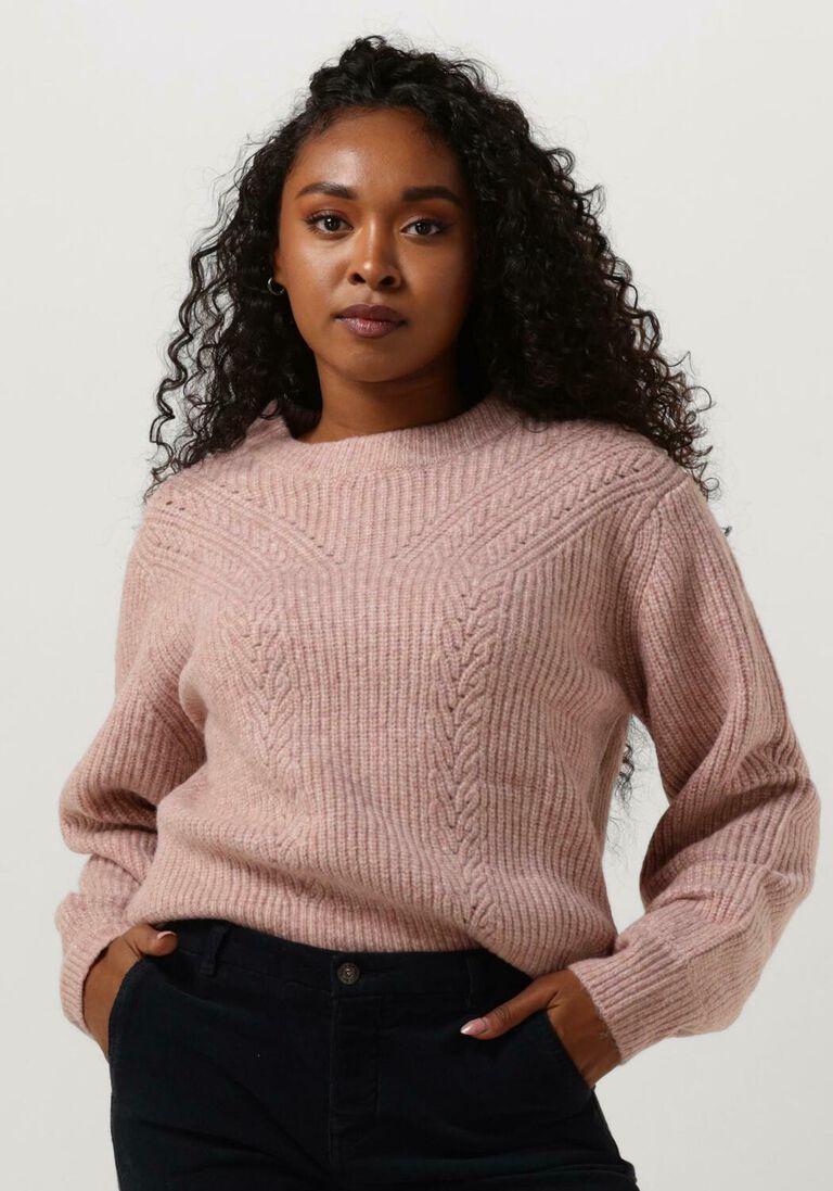 NEO NOIR roze neo noir trui gimora knit blouse
