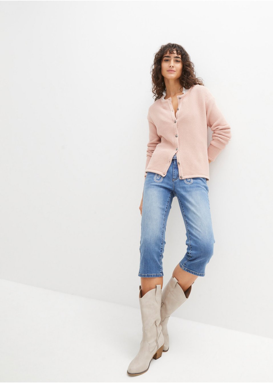 Gilet en maille bavarois