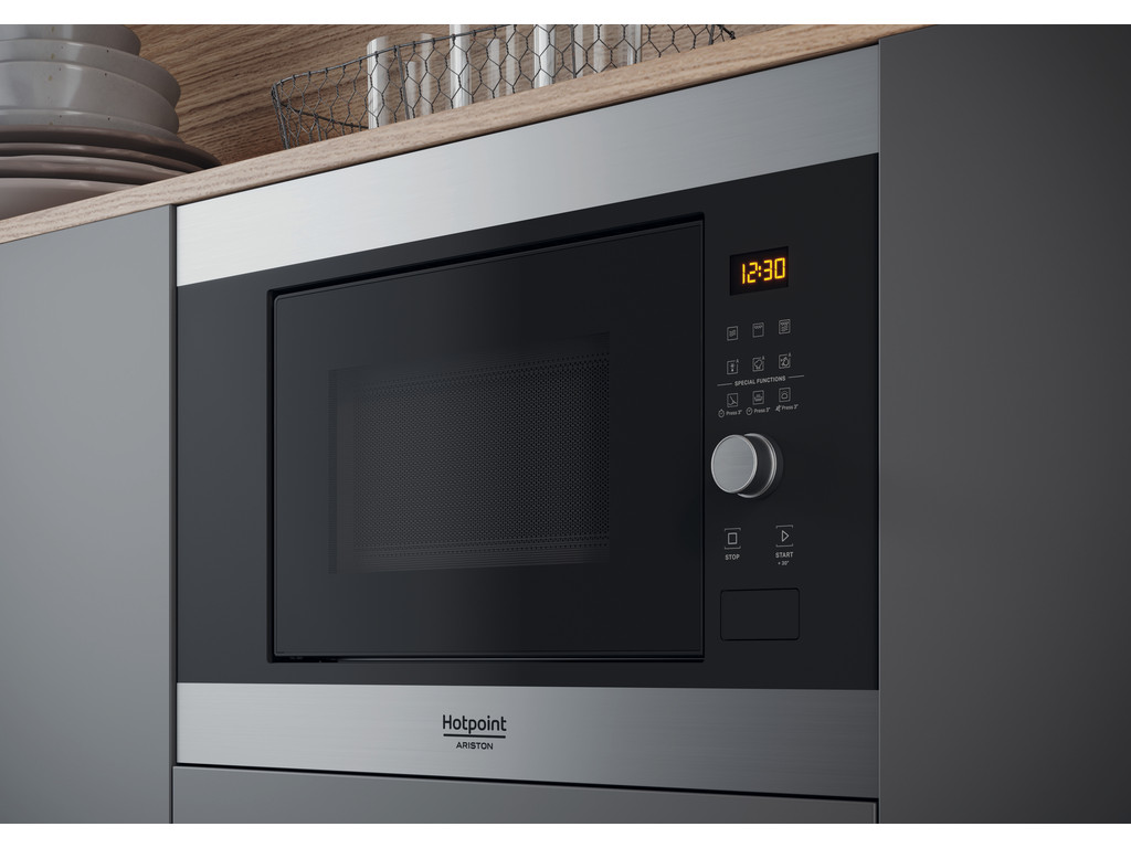 MICRO ONDAS ENCASTRE HOTPOINT MF20G IX HA 20L
